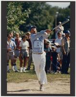 George H.W. Bush playing softball with Press Corps and Secret Service