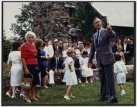 George Bush and Mrs. Barbara Bush, 1988
