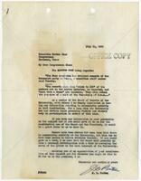 Correspondence between J.R. Parten and the Dies Committee