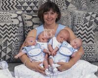 Christina Tetrick, 2 sets of identical twins