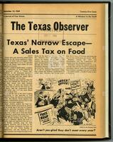 "Texas' Narrow Escape--A Sales Tax on Food"