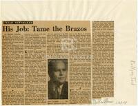 "His Job: Tame the Brazos"