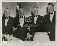 Sam Rayburn, Harry S. Truman, Alben Barkley, and Bill Doyle