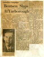 "Bentsen Slaps at Yarborough"