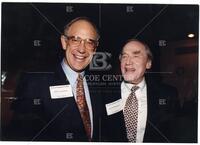 Bill Cunningham and Bernard Rapoport at Bernard Rapoport Tribute