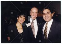 Bernard Rapoport and two unidentified individuals