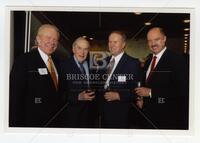 Ben Barnes, Bernard Rapoport, Ken Bailey, and Ian J. Turpin at University of Texas event