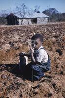 Child in potato field, Alabama