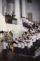 Christmas carols at the White House, 1965