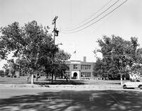 High school building