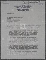 Letter from Gerald Ford to Peter Rodino, December 4, 1973