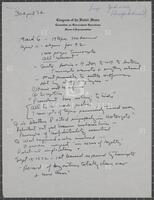 Handwritten notes related to the Watergate investigation, April 30, 1974