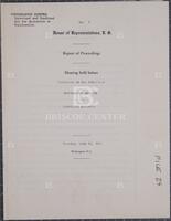 House of Representatives report of proceedings: hearing held before the Committee on the Judiciary re: Impeachment Inquiry, July 23, 1974