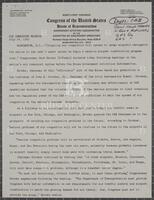 News release from Jack Brooks regarding air congestion and airport inefficiencies, July 24, 1969