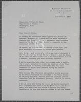 Letter from E. Ernest Goldstein to William B. Saxbe, February 12, 1974