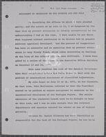 Egil Krogh: Statement of Defendant on the Offense and His Role, January 24, 1974