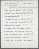 Memo from Jack Brooks to Walter Flowers, Barbara Jordan, Edward Mezvinsky, Robert Drinan, regarding "Personal Finances, Senate Select Committee on Watergate Report," July 16, 1974