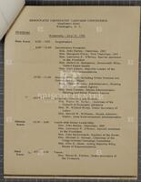 Democratic Candidates' Campaign Conference Schedule, undated