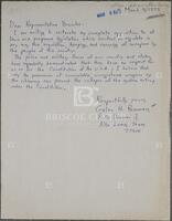 Letter from constituent to Jack Brooks, March 5, 1973