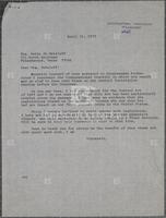 Letter from Jack Brooks to constituent, April 16, 1973