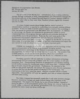 Statement of Congressman Jack Brooks re: Brooks ADP Act, January 29, 1996