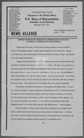 Brooks introduces President's Immigration Initiative to speed up deportation proceedings, August 3, 1993