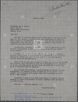 Carbon copy of a letter from a Texas state legislator to Jack Brooks, March 5, 1953