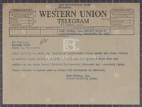 Telegram from Jack Brooks regarding 1952 and 1956 elections, undated