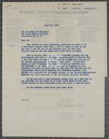 Letter from Jack Brooks to Ed Edmondson, July 17, 1962.