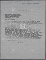Letter from Jack Brooks to Peter Rodino, November 7, 1974
