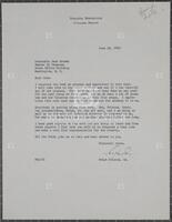 Letter from Dolph Briscoe, Sr. to Jack Brooks, June 23, 1954