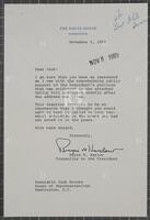 Letter from Bryce Harlow to Jack Brooks, November 5, 1969