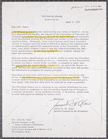 Letter from James D. St. Clair to John Doar, April 9, 1974
