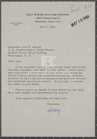 Letter from the President of Gulf States Utilities Company to Jack Brooks, May 7, 1968