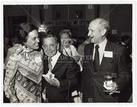 Photograph of Jack Brooks, Charlotte Brooks, and Carl Albert, May 10, 1975