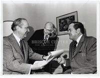 Photograph of Jack Brooks, Dolph Briscoe, and Russell Long, December 5, 1977