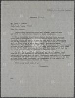 Letter from Jack Brooks to a constituent, February 7, 1973