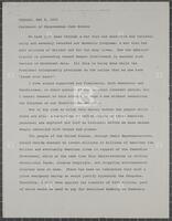 Statement of Congressman Jack Brooks, May 8, 1973