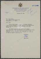 Letter from Jim Wright to Jack Brooks, October 30, 1979
