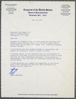 Letter from Edward Mezvinsky to Jack Brooks, July 29, 1974
