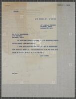 Letter from Jack Brooks to a Beaumont lawyer, October 18, 1961