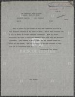 Telegram from Jack Brooks to Dolph Briscoe, January 15, 1973