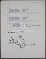 Projected federal government deficit statement, March 1975