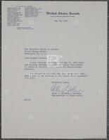 Letter from Allen J. Ellender to Lyndon B. Johnson, May 22, 1959