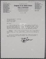 Letter from Jack Brooks to Ralph Yarborough, July 10, 1989