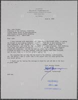 Letter from Ralph Yarborough to Jack Brooks, June 8, 1989