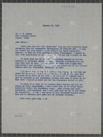 Letter from Jack Brooks to local political figure, January 29, 1962