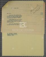 Letter from Jack Brooks to president of Beaumont State Bank, February 18, 1955