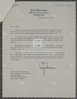 Letter from Lyndon B. Johnson to Jack Brooks, September 13, 1955