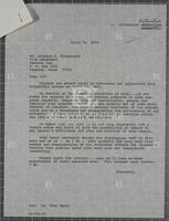 Letter from Jack Brooks to the vice president of Tenneco Inc., April 30, 1969